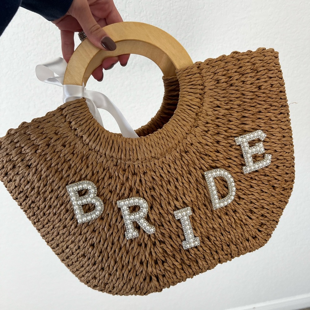 Bride beach bag